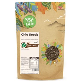 Wholefood Earth Wholefood Earth Chia Seeds 1 kg | GMO Free | Natural | High Fibre | High Protein