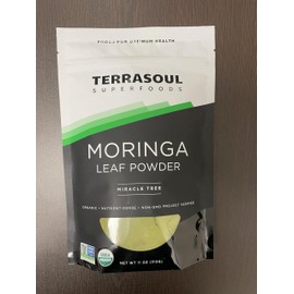 Terrasoul Superfoods Organic Moringa Powder, 11 Oz : Detox - Antioxidants - Immunity