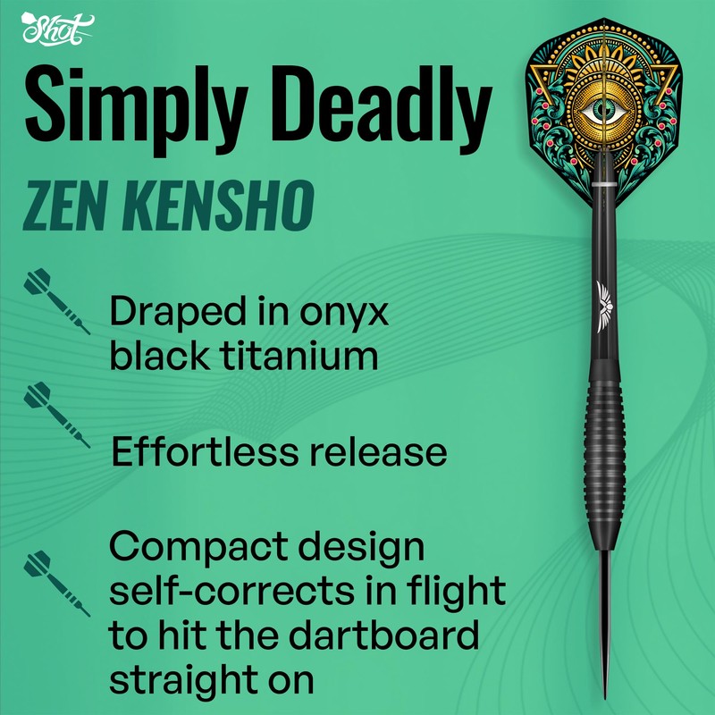 Shot Zen Kensho 90% Steel Darts 22 g