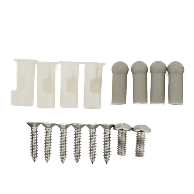 Car Sun Visor Support Brackets with Screw Bushing Chrome Plating