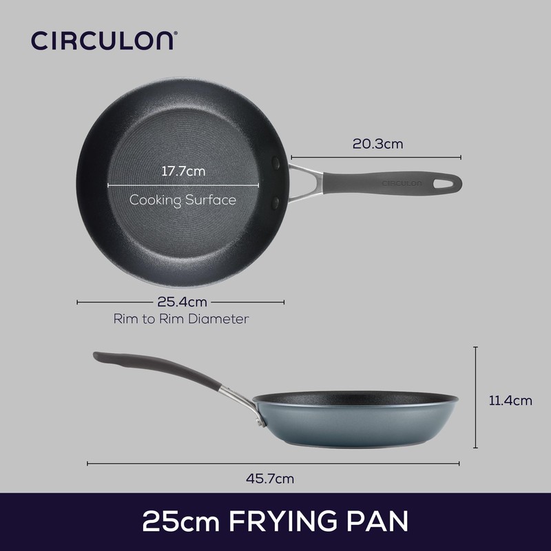 Circulon A1 Series with ScratchDefense Technology Nonstick Induction Frying Pan/Skillet,