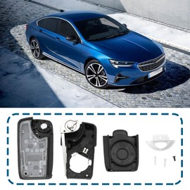 Be In Your Mind 3 Button Remote Key Shell Car Remote Key Fob Case Compatible with Opel Insignia Astra J Zafira