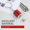leechio 1 PC Car Shift Head Keychain, Mini Cool Keychains,