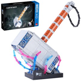 Boyorc Thor Battle Hammer Building Blocks Toys,975PCS Creative Super Hero Building Set, Gift for Boys, Girls kids and Adults