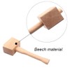 Wooden Mallet Multipurpose Ice Mallet Expert Beech Wood Mallet for