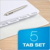 Oxford Blank Write On Binder Dividers, 1/5 Cut Tabs, 3