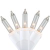 Northlight 300 Count Clear Mini Icicle Christmas Lights - White