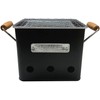 SLOWER SLW195 Barbecue Stove, Tabletop, Bonfire Stand, Compact, Black, (S)