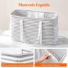 Lifewit 2 Pack Bolsa Extragrande, Reutilizables con Marco de Alambre
