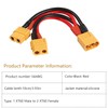 RIIEYOCA XT60 Parallel Battery Connector 14AWG Cable XT60 Y Splitter