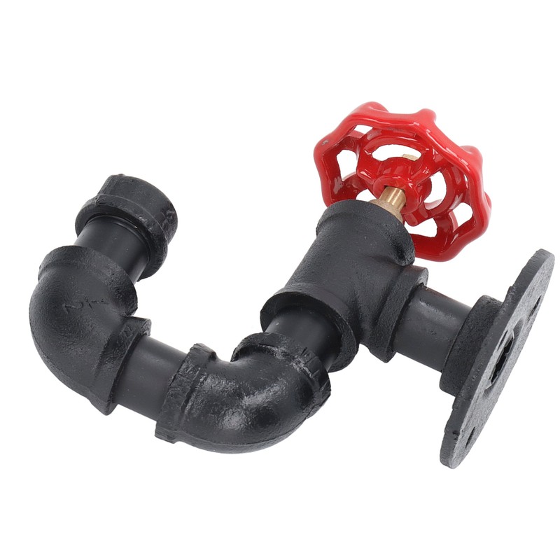 Industrial Pipe Coat Hook Rack Heavy Duty Rustic Hat Robe