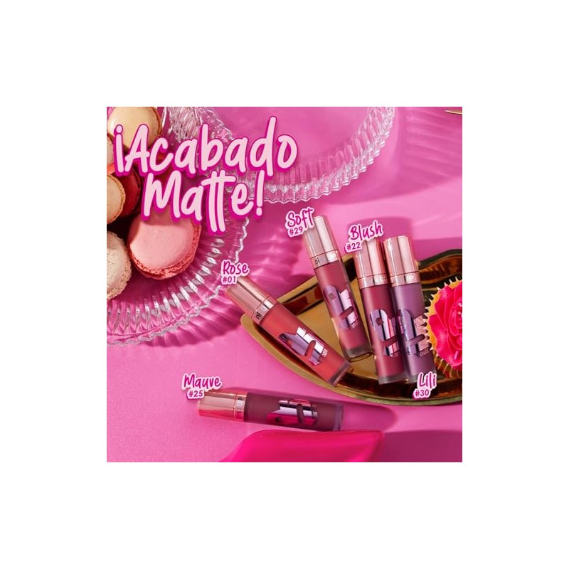 PINK UP, Ultimate, Labial de larga duración, Color intenso, Fórmula