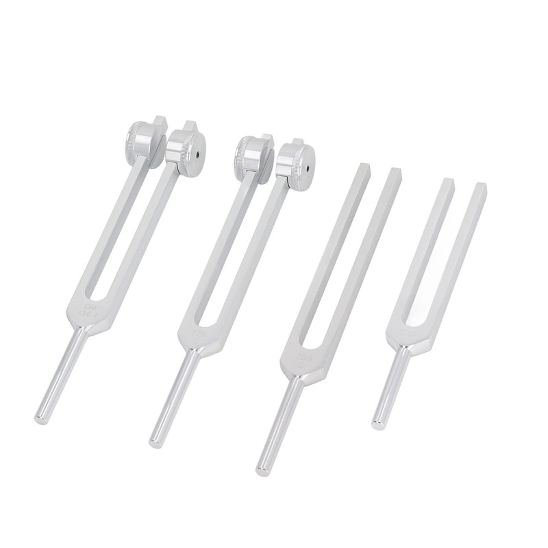 Resonance Tuning Forks Healing Set C128Hz 384Hz C256Hz OM136.1Hz Weighted