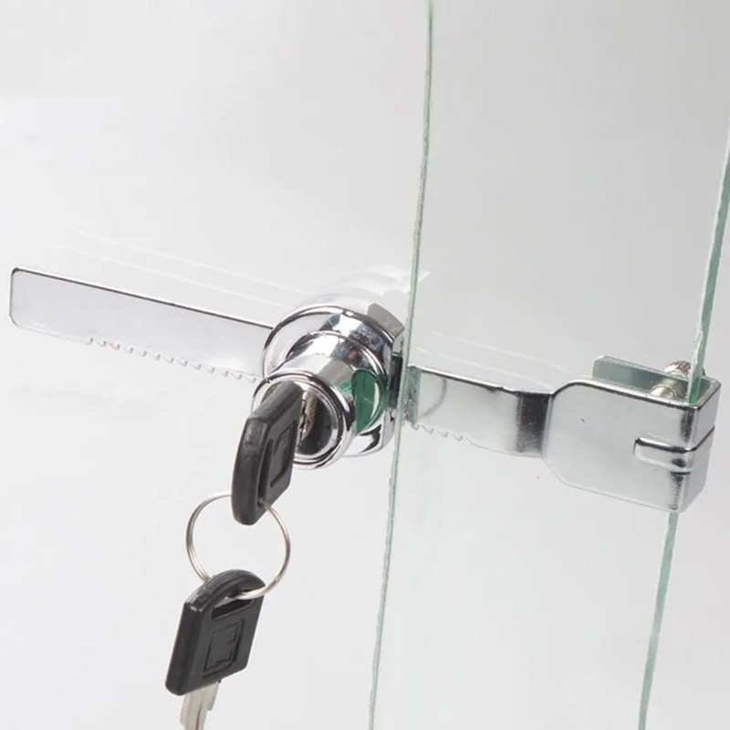 yotutun Terrarium Lock with Key Equal 4 Pieces Rack Lock