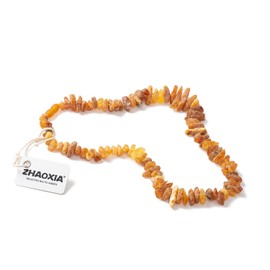 Amber Collar for Dogs and Cats - 100% Natural Baltic Amber Beads - 20 cm