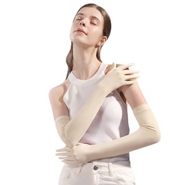 Ladies Long Gloves Sun UV Protection Driving Gloves Elbow Gloves Cycling Gloves Wedding Gloves Opera Gloves Elegant Bridal Glove Evening Gloves Fancy Dress Gloves Cotton Prom Gloves for Women