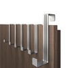 4smile Door Hooks for Hanging, Set of 6 - Stainless