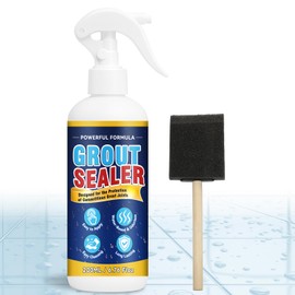 Grout Sealer, Waterproof Granite Sealer Spray, Long Lasting Clear Grout Sealant for Tile Grout, Marble, Granite, Limestone, Indoor & Outdoor