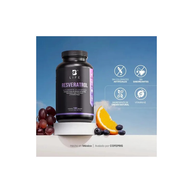 Resveratrol |180 Cáps