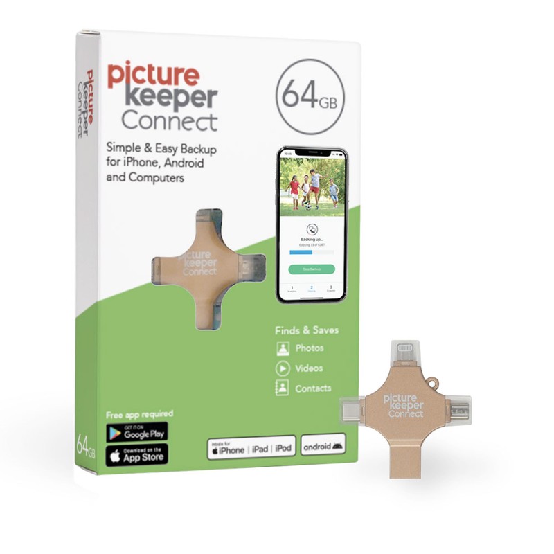 Picture Keeper Connect for iPhone, Android, USB-C, PC & Mac