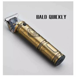 SHINON USB Hair Trimmer Cordless Barber Carving Clipper High Power Low Noise Stainless