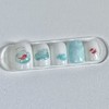 8:20AM, Blue waves and goldfish |Summer goldfish nail - almond