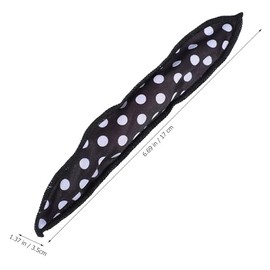 10 Piezas Rizador de Pelo de Esponja, Negro, sin Calor