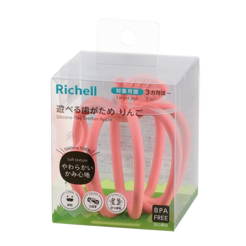 richell apple teething to play
