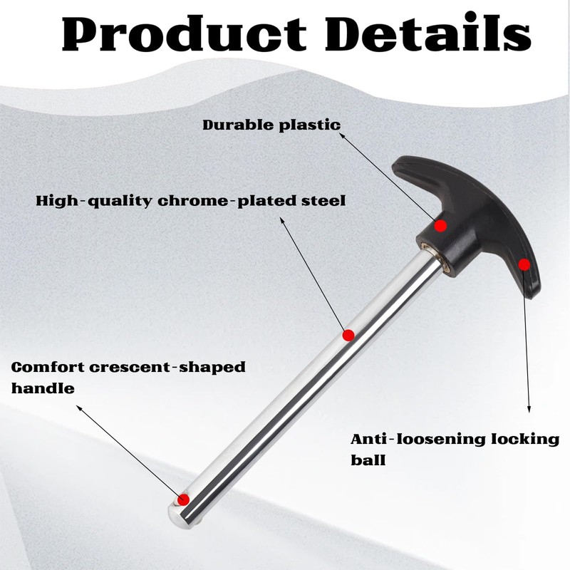 BLMHTWO 2pcs Weight Stack Pin, Weight Loading Pin Gym Pins