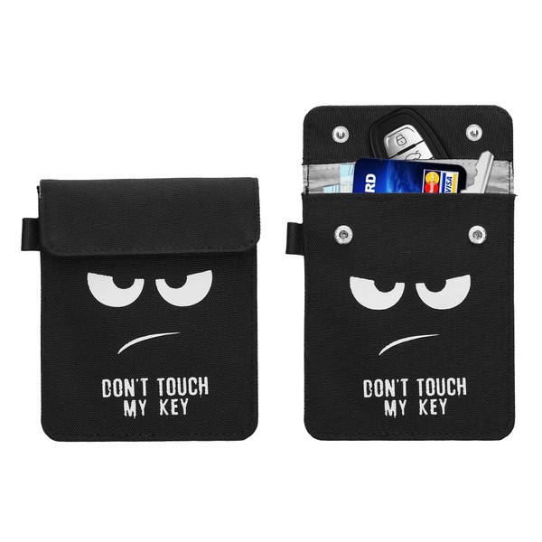 kwmobile Car Keychain Case for Car Keys - RFID Signal