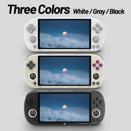 Trimui Smart Pro Retro Game Console 4.96-Inches 720x1280 IPS Screen Built-in 128G TF Card Video Gaming Consoles 5000mAh Lithium Battery Supports Multiple Simulators Casual Game Console(Black)