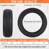 10.5x2.75 Tubeless Tire for Segway Ninebot P65 P100 P100S E-Scooter