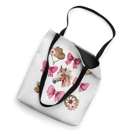 Coquette Bow Horse Riding Western Girl Country Cowgirl Tote Bag