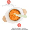 Juego de cucharas para bebé. Ideales para entrenar alimentación independiente.
