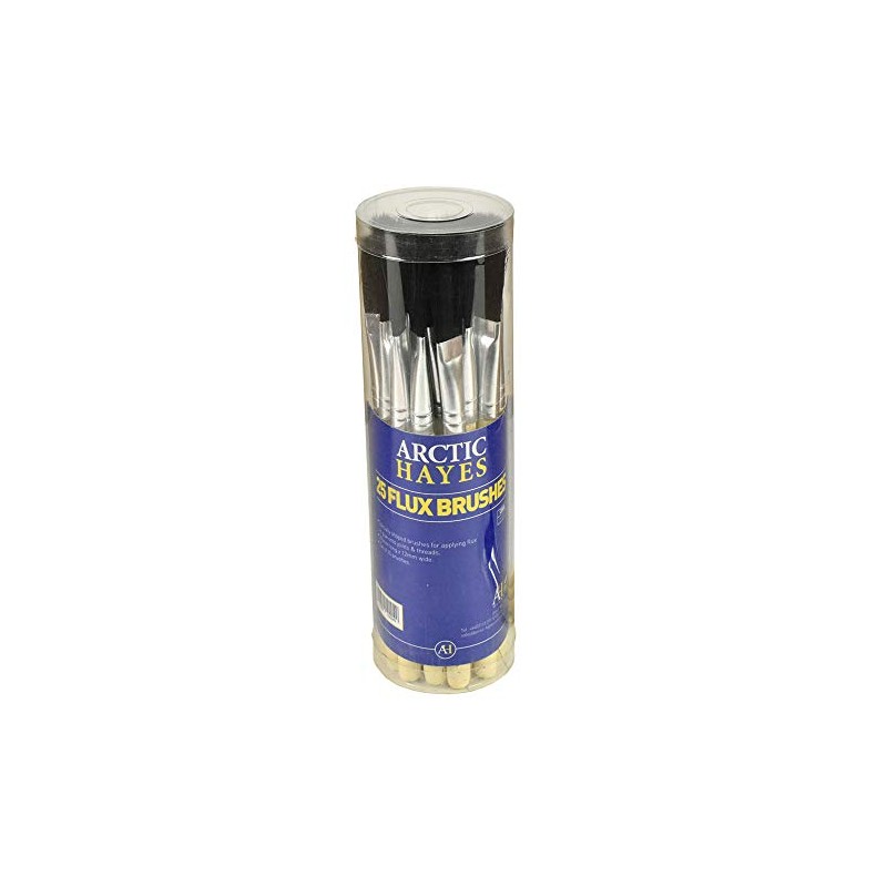 Arctic Hayes Flux Brush 25-Pieces, 200 mm Length