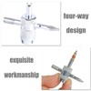 Laosting-R Valve Core Remover Tool 4 in 1 Tire Valve