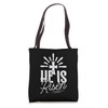 Hallelujah He Is Risen Tee Easter Sunday Christian Cross Tote