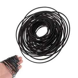 Recorder Rubber Belts, Cassette Recorder Repair Maintenance Mix Cassette Rubber Square Belt 40-135MM (50PCS)