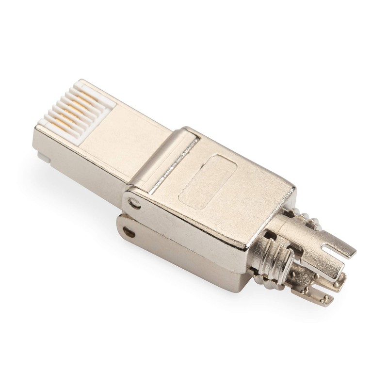 DIGITUS Cat 6A Network Connector - Field Plug 360° Shielded