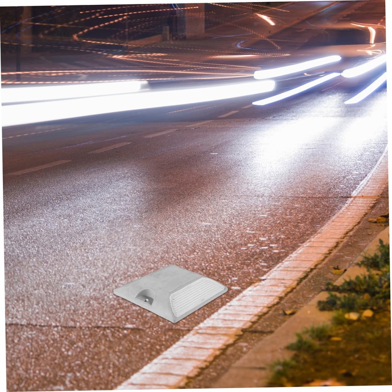ORFOFE Reflective Aluminum Road Markers Durable Driveway Reflectors for Enhanced