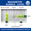 Geonassur Magnetic T type 90°/180° 2 Different Bubbles Shatterproof Cross