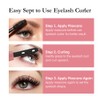 Le’phoqua Heated Eyelash Curler with Comb Design: Anti-Scald Electric Lash