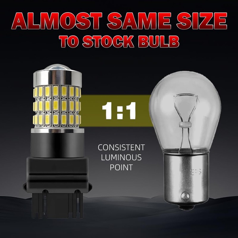 TEENRAM 3157 Brake Tail Light Bulbs For Toyota Tundra 2007-2021,