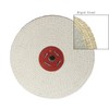 JUNLIXN 8 inch Extra Thick Rigid Sisal Buffing Wheel, 5/8