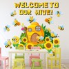 Spring Bulletin Board - Floral Butterfly Plant Cutouts Bee Themed
