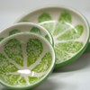 Blue Whale Gifts Lime Green Ceramic Serving Bowls & Dishes