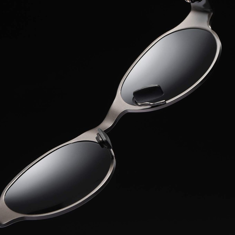 ZHILE Round Polarized Sunglasses, Punk Classic, Unisex, Unisex, UV Protection,