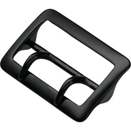 JAY-PEE Replacement Sam Browne Duty Belt Buckle 2.25" Solid Brass 2 Prong Buckle for Law Enforcement, Black, 2 prong duty buckle