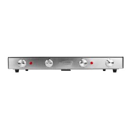 Brentwood Select TS-382 Double Infrared Electric Countertop Burner,1800-Watt, with Timer,Stainless Steel