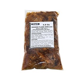 Orange Flake Shellac 4 Oz